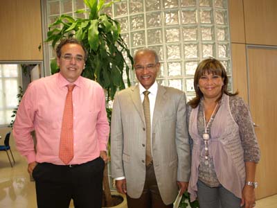 Sergio Blasco, Paulo Ivo y Amparo Mora