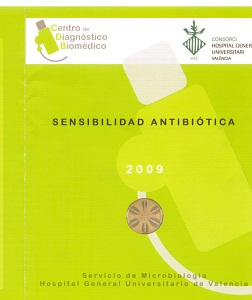 El Centro de Diagnóstico Biomédico ha difundido entre los facultativos del centro el folleto de sensibilidad antibiótica