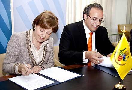 Ayer se firmó un acuerdo de colaboración entre el Hospital General y el Colegio de Médicos