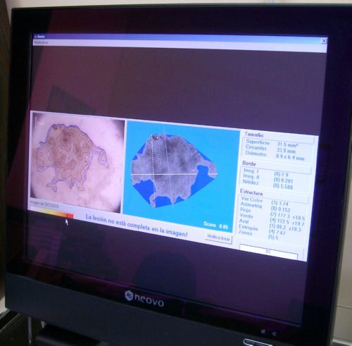 Monitor mapa de pecas