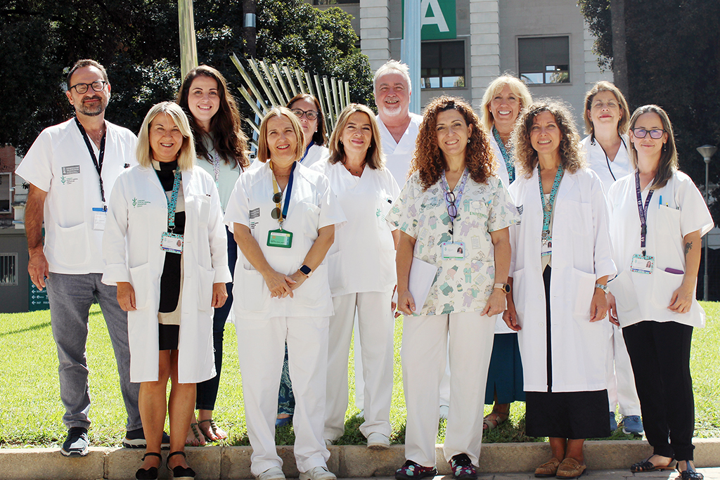 Representantes del equipo Sumamos Excelencia del Departamento Valencia-Hospital General