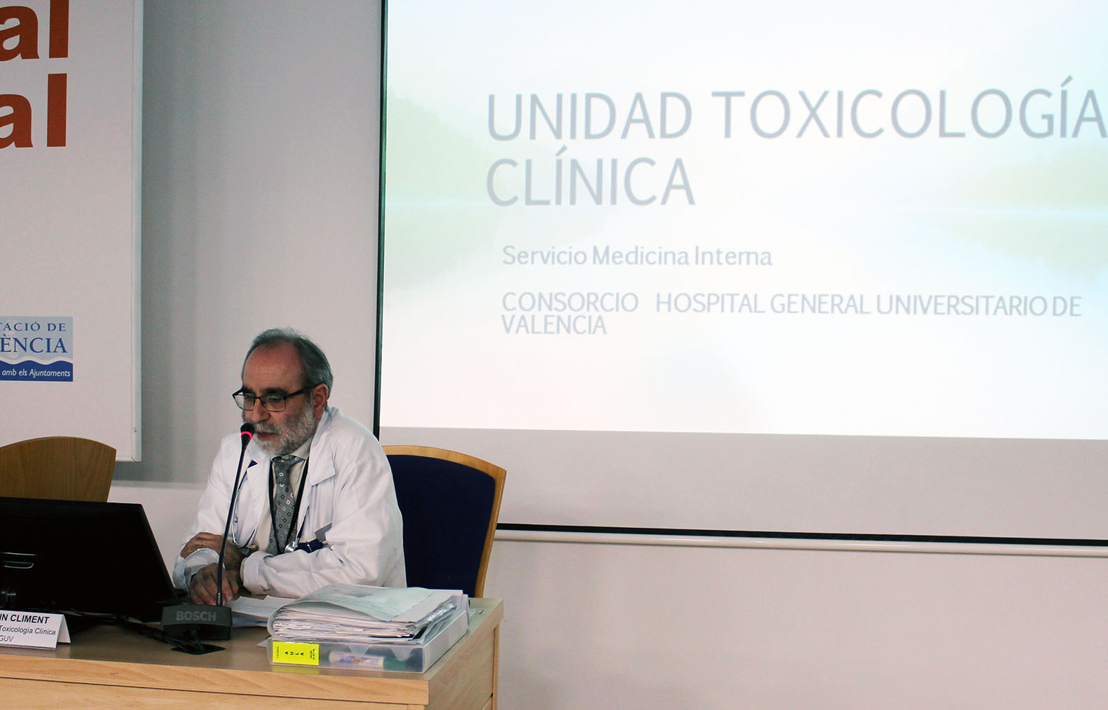 Benjamín Climent, jefe clínico de Medicina Interna y responsable de la Unidad de Toxicología Clínica del Servicio de Medina Interna del Hospital General de Valencia.