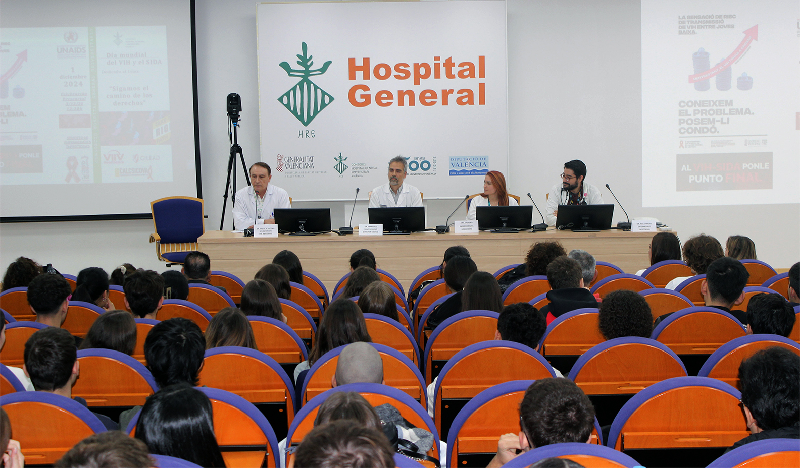 Jornada de la lucha contra el VIH-Sida 2024 en el Hospital General