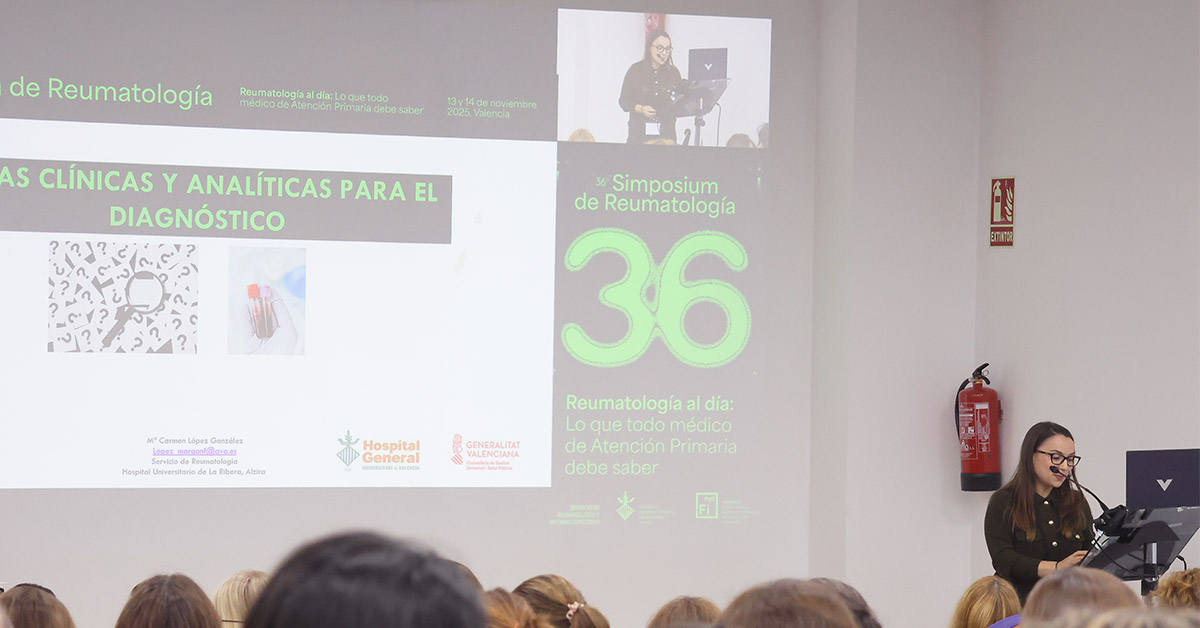 36 Simposium de Reumatología en el Hospital General de Valencia