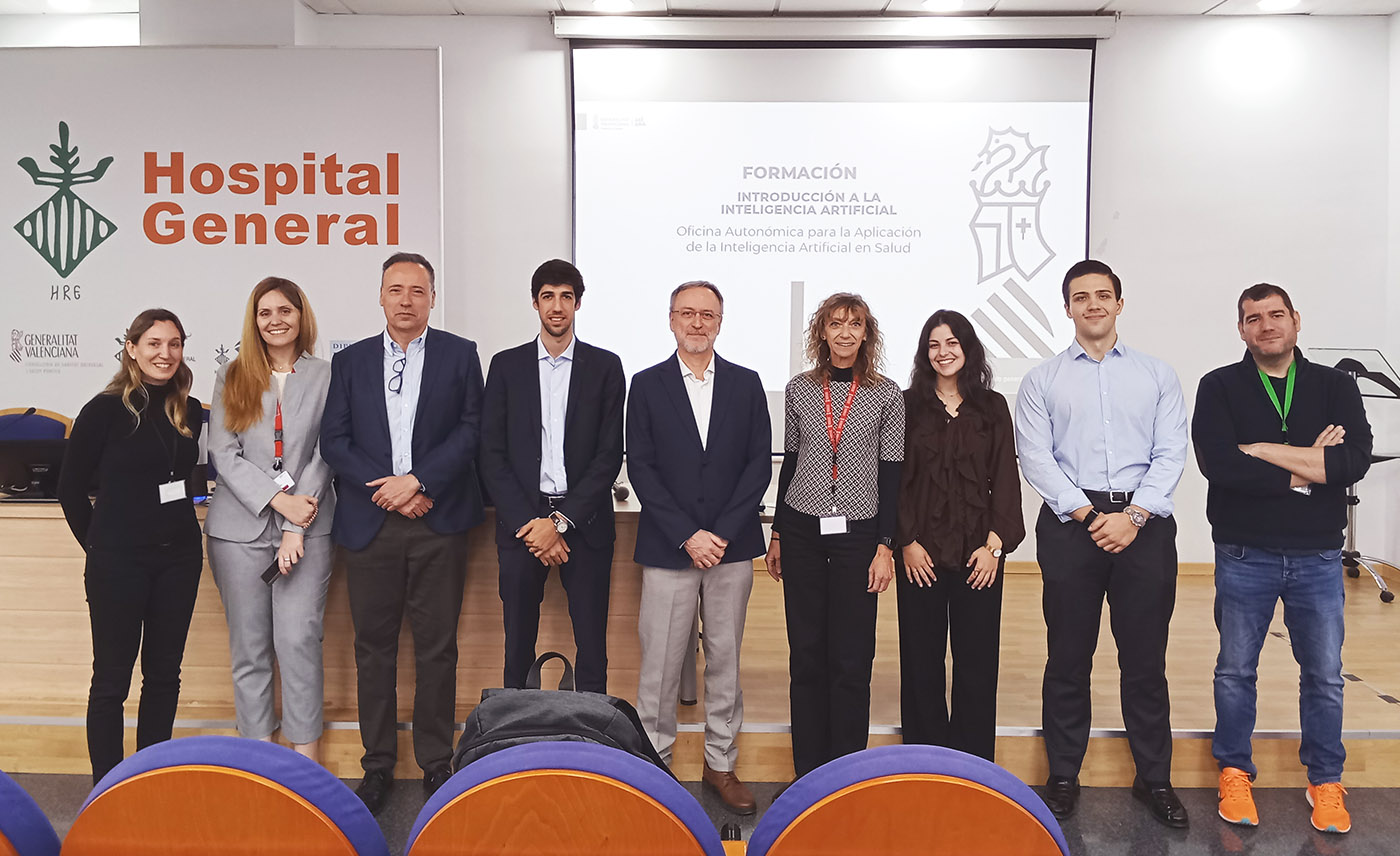 El Hospital General de Valencia acoge la formación 'Introducción a la Inteligencia Artificial' para el uso en el sector sanitario