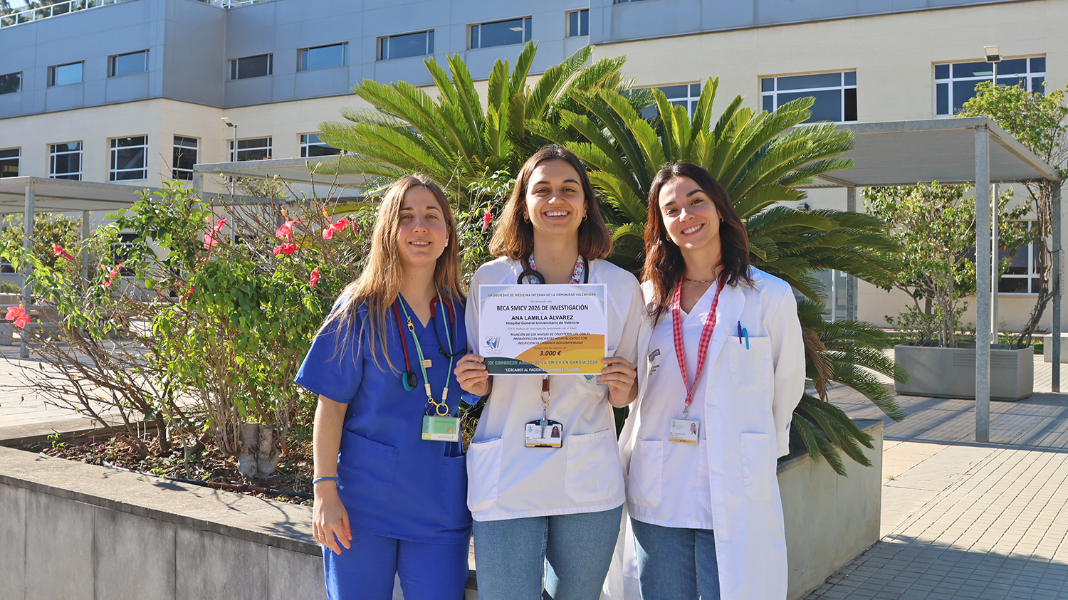 Beca de investigación para Ana Lamilla, residente Medicina Interna