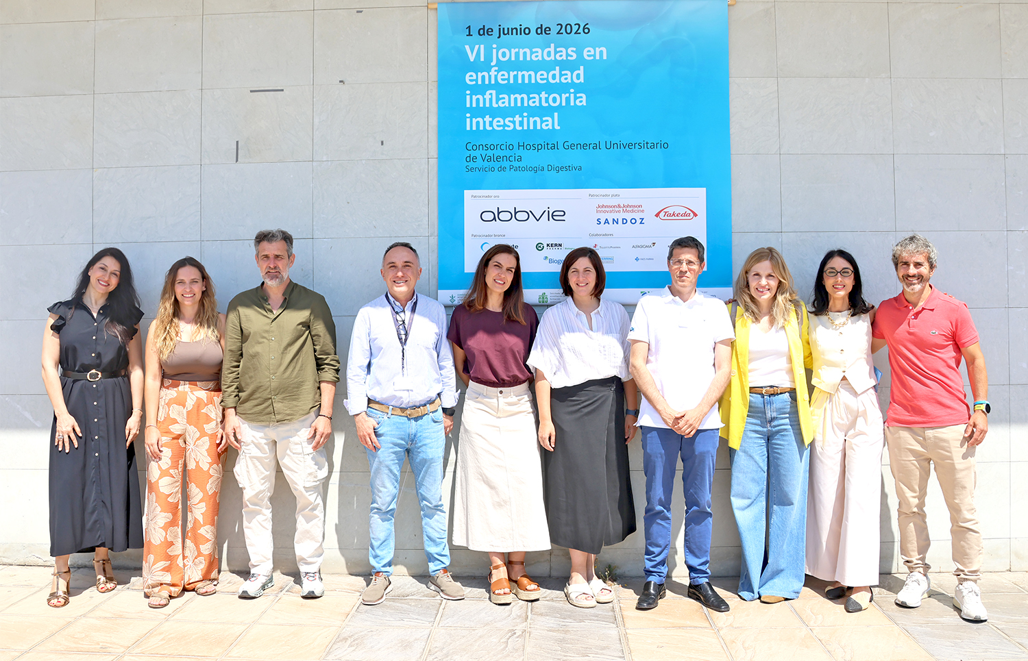 Comité organizador y ponentes de las VI Jornadas de Enfermedad Inflamatoria Intestinal